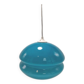 Blue vintage pendant light