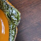 Orange slip salad bowl