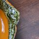 Orange slip salad bowl