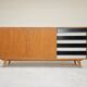 Black and white U 460 sideboard by Jiri Jiroutek for Interier Praha 1960