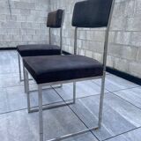 Set of 4 SQ Lux chairs, Willy Rizzo