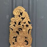 19th century carved gilded wood ottoman shelf