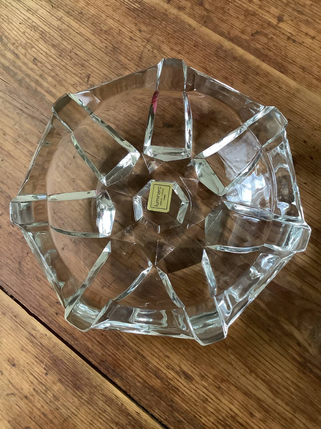 Vintage Luminarc ashtray