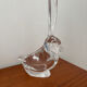 Rabbit crystal catchall from Vannes – vintage crystal figurine –