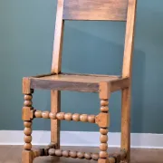 4 chaises bois tourné