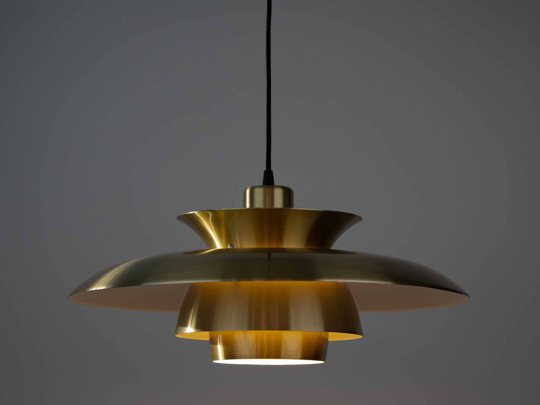 Danish vintage pendant lamp Lyskaer by Bent Nordsted, 1980s
