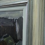 Einar Emland, Scandinavian modern painting, 1960s, Oil on Canvas, Framed