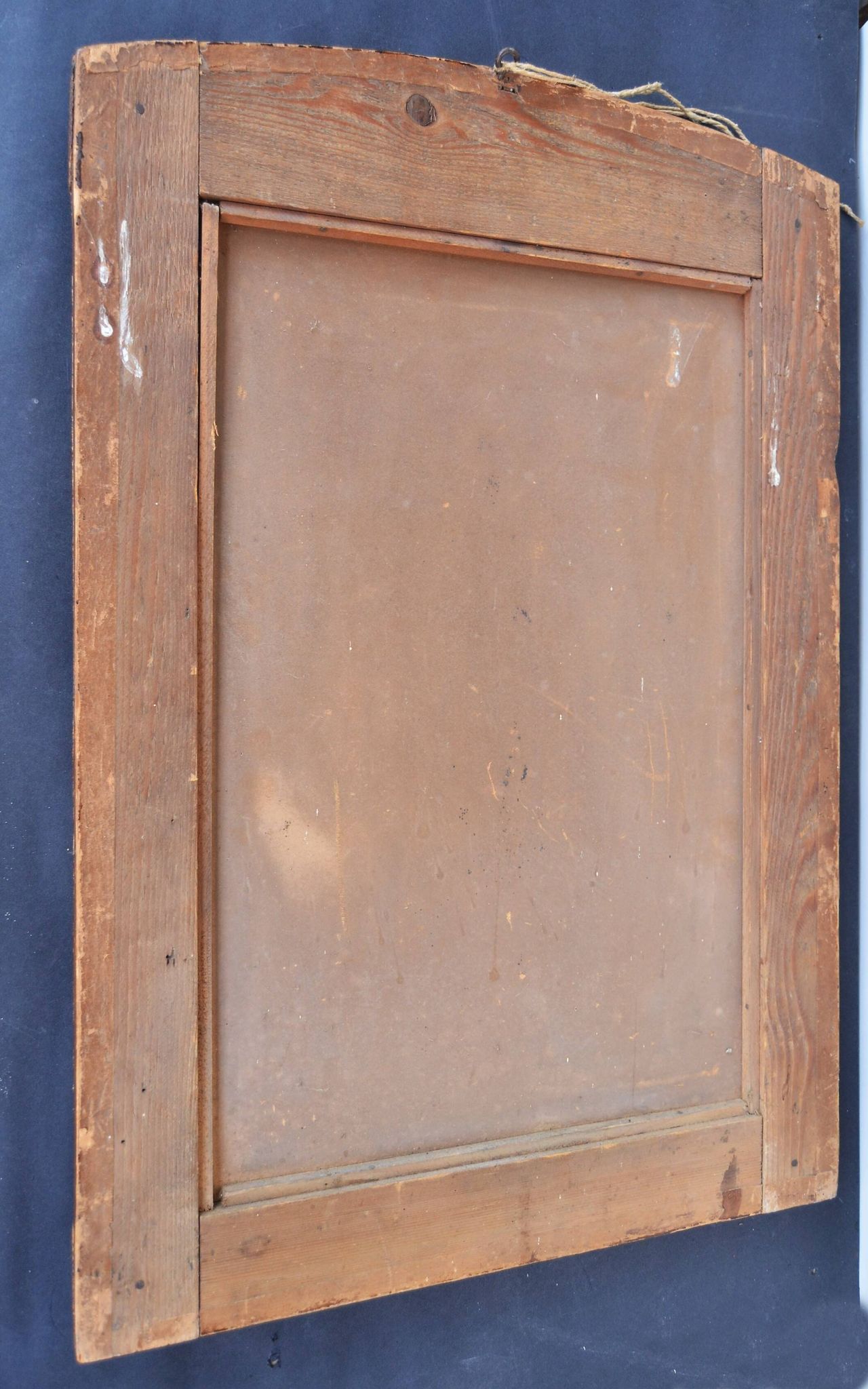 Papier Mache French Art Nouveau Framed Mirror circa 1900