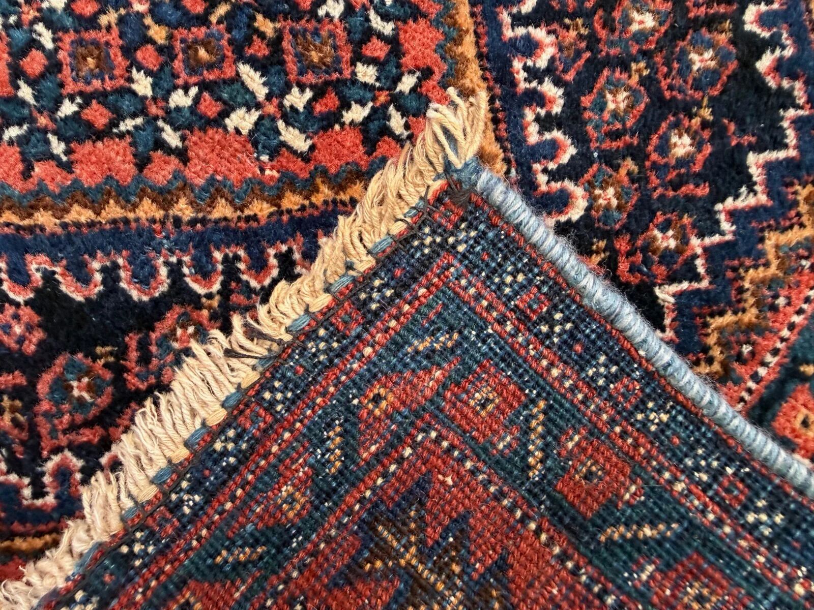 Vintage Kamseh rug 147x203 cm, medium, tribal oriental carpet 2542