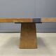 Brutalist slate stone coffee table, 1980s