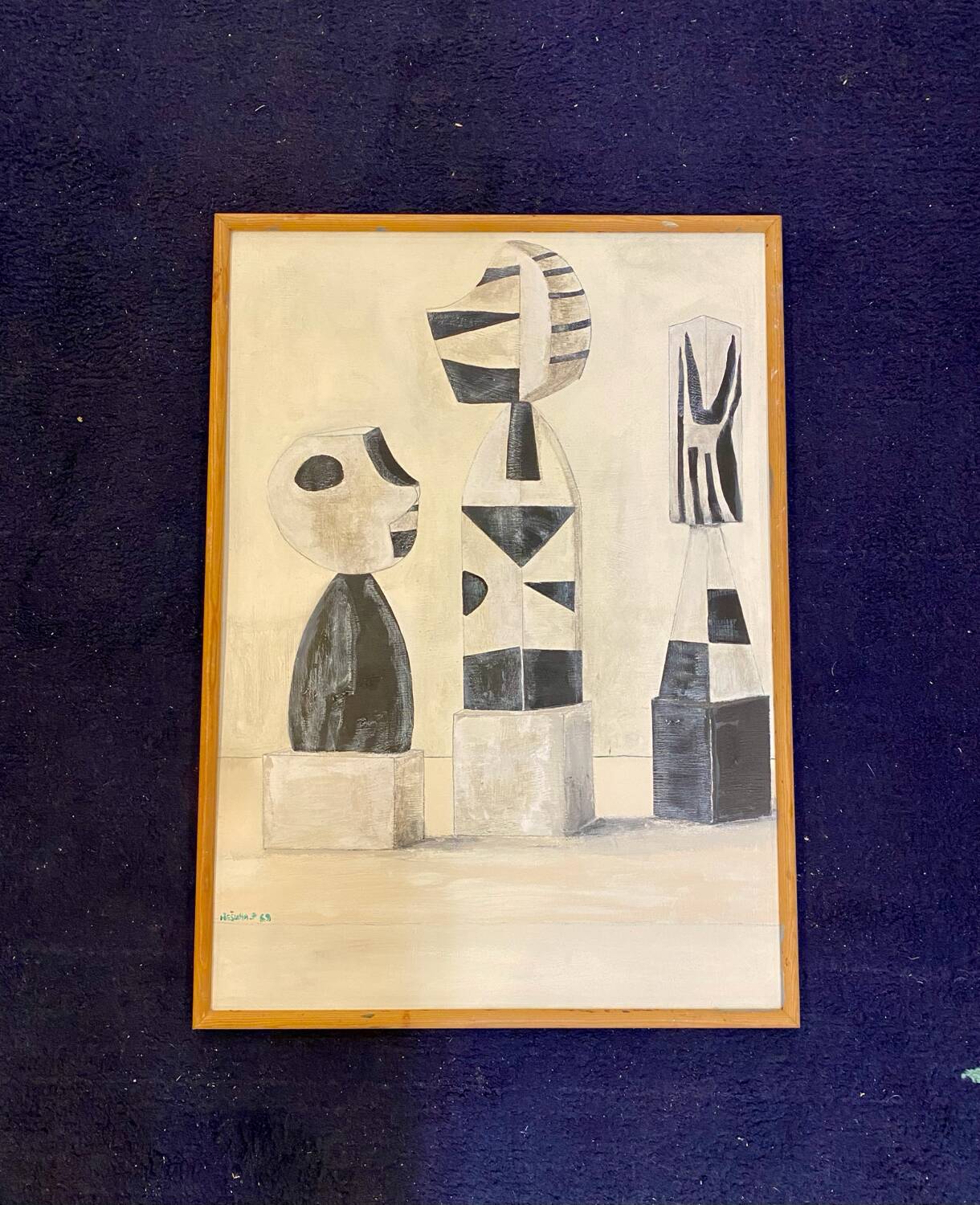 Modern geometric table