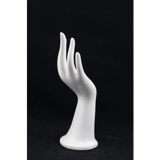 Hand soliflore white ceramic baguier