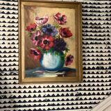 Nature morte sur toile