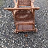 Old rattan stroller and canning