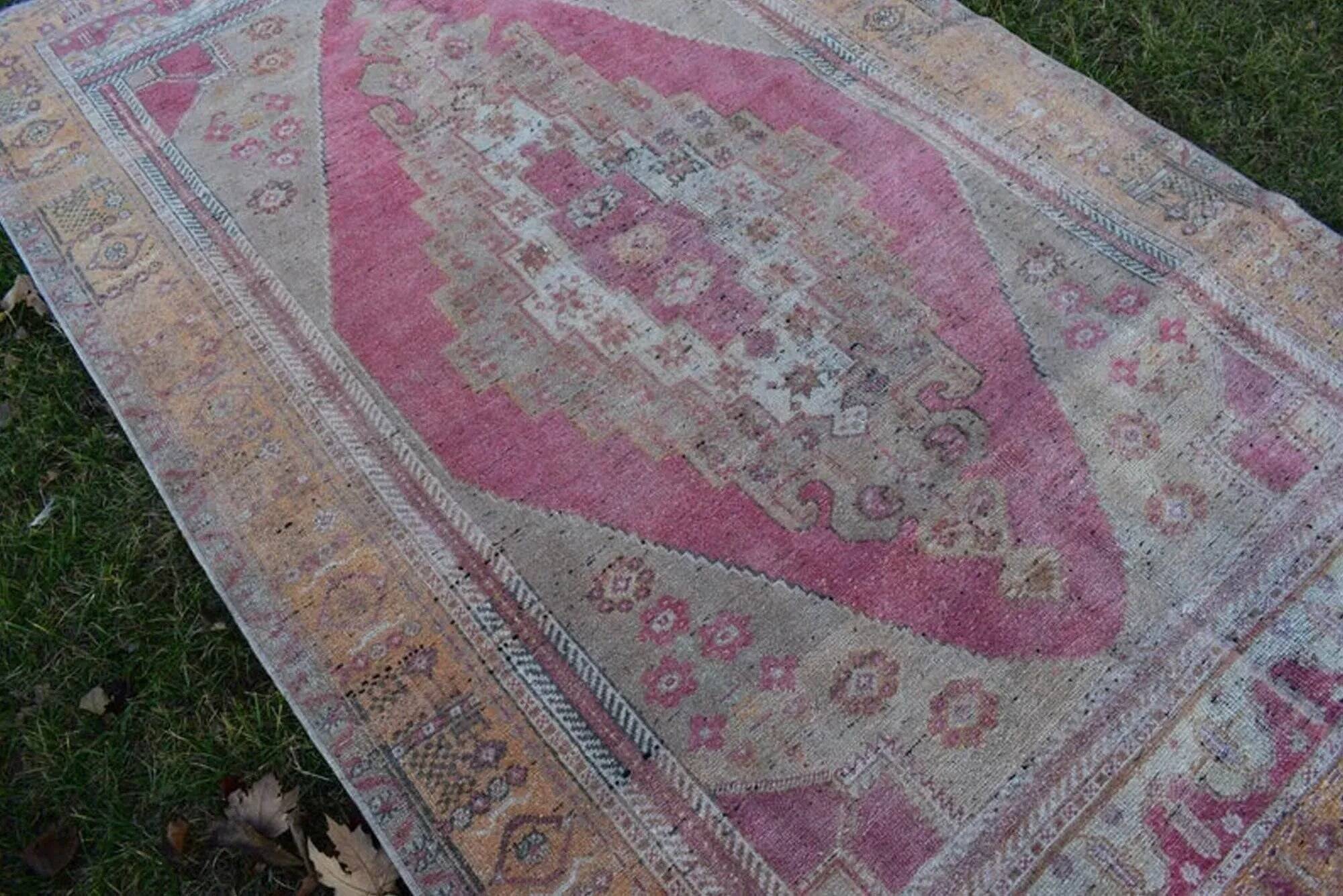 Tapis turc vintage fait main