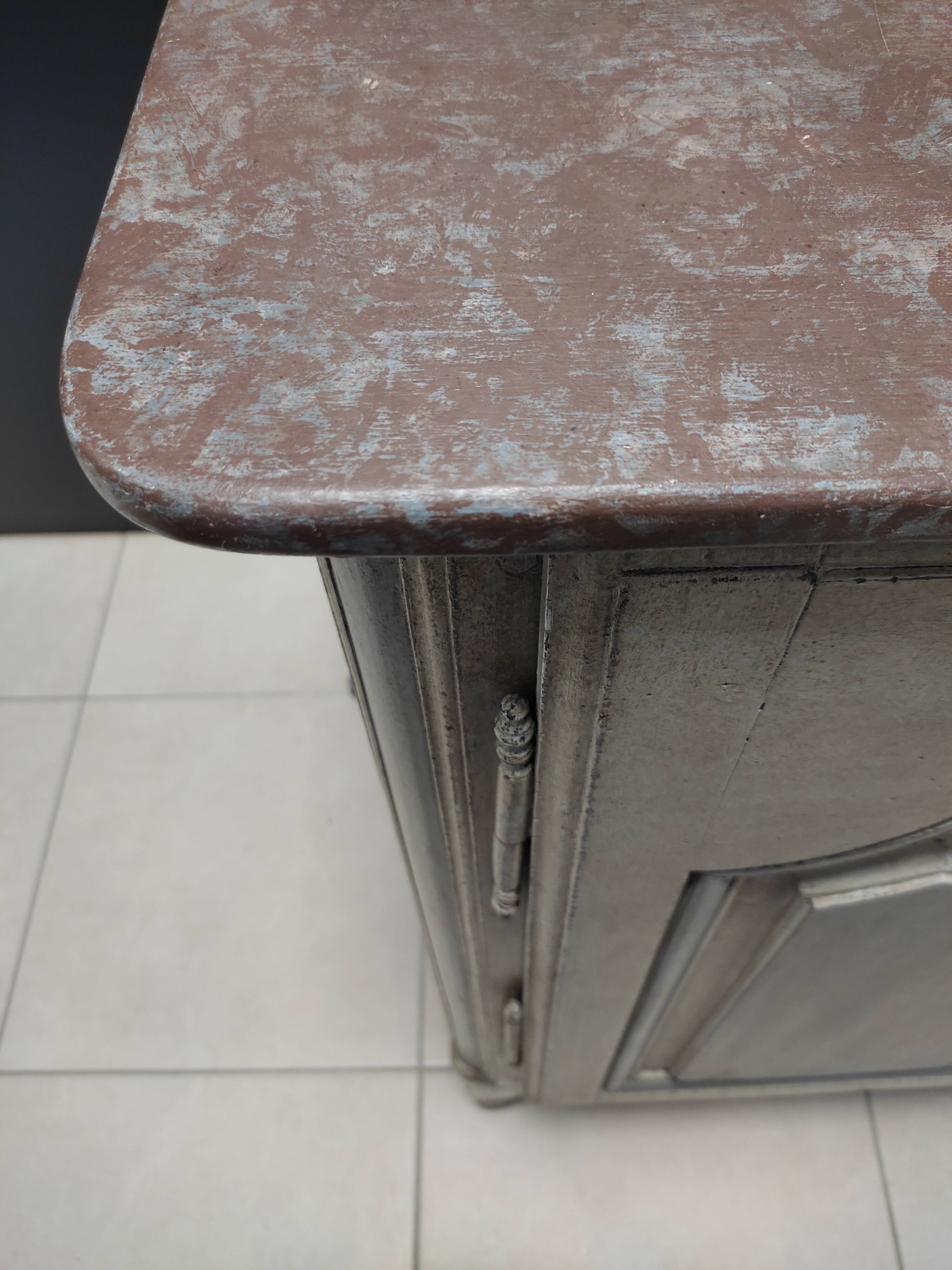 Patinated Louis XVI low era buffet