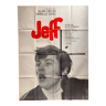 Affiche cinéma originale "Jeff" Alain Delon 120x160cm 1969