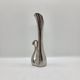 Silver-plated swan soliflore