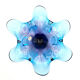 Coupe Centrepiece - Solid Bohemian Crystal - Amethyst Blue
