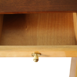 Paire de chevets vintage en bois pieds compas