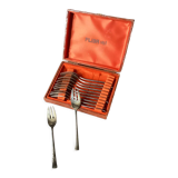 Set of silver-plated cake forks
