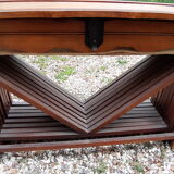 Folding accordion bed