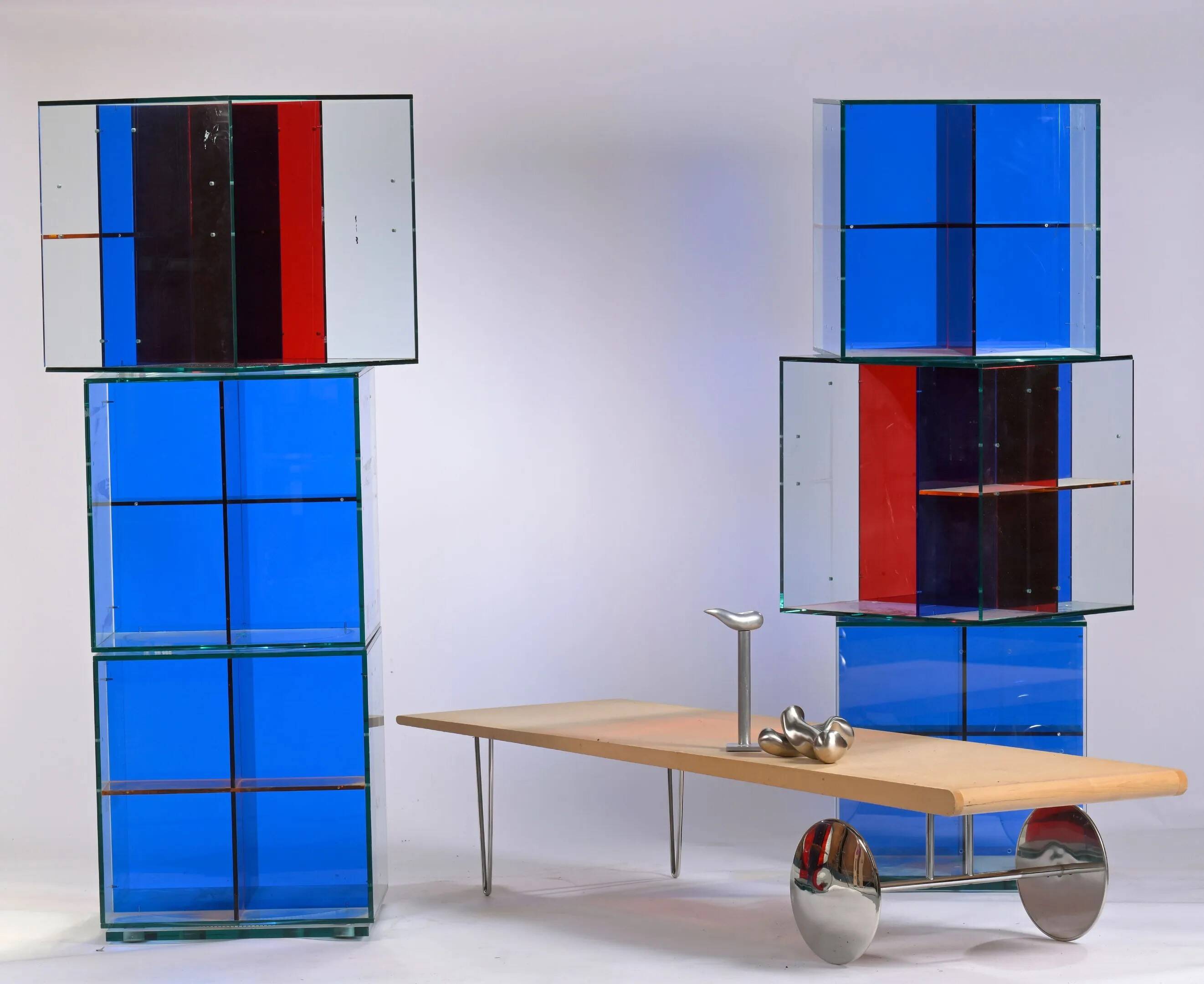 Rotating libraries by Jean Nouvel for Zeritalia, 1999