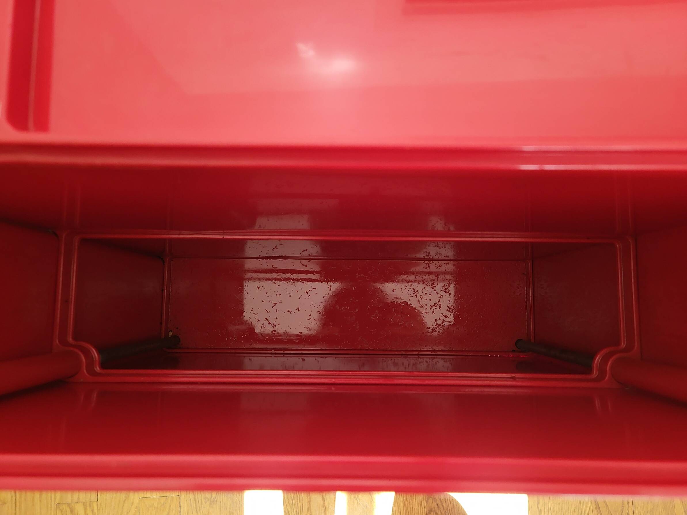 Joe Colombo Boby Red Plastic Serving Trolley for Bieffeplast Italy 1968 Space Age