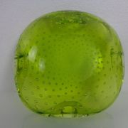 Green Sommerso Murano Glass Ashtray, Italy, 1960s