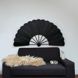 Large dark fan weft - 168 cm