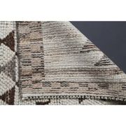 1970s Vintage Turkish Oushak Diamond Wool Runner 83x343