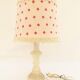 Pair of lamps  feet in white marble