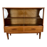 Vintage Jentique small display cabinet from the 1960s made of teak wood.