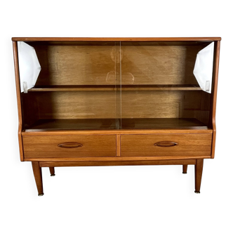 Vintage Jentique small display cabinet from the 1960s made of teak wood.