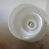 Lamp " mushroom " in white opaline 80s