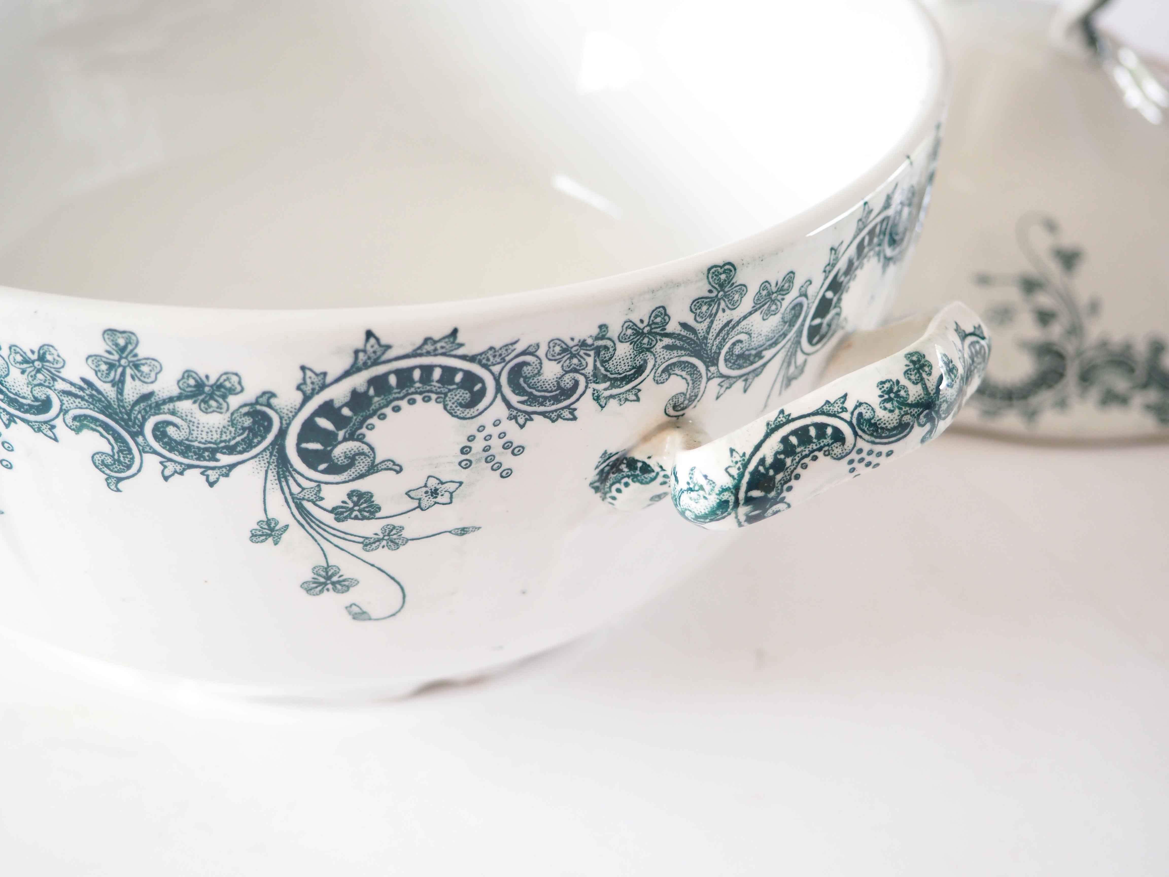 Tureen - vegetable terre de fer