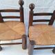 Paire de chaises basses style Dudouyt