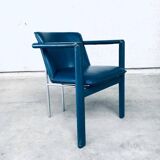 Leather Cachucha Dining Chairs by Hugo De Ruiter for Leolux, 1990s, Set of 4