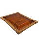 Hollywood regency bamboo tray, Italy 1970s