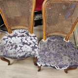 Pair of cane chairs