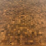Danish coffee table in wenge end-grain mosaic Tranekaer Denmark