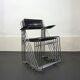 4 X line chairs with armrests designed by Niels Jørgen Haugesen