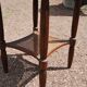 Old art deco style pedestal table with pink marble top