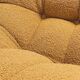 Yellow bouclé comfy Living room set