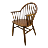 Baumann armchair with Scandinavian style bars, desk