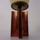 Vintage German Brutalist Candleholder in Copper and Brass, 1960s