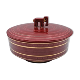 Elephant red ceramic box
