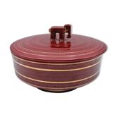 Elephant red ceramic box