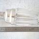 Shaker cristal et plaqué argent art déco