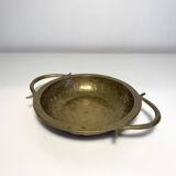 Plateau en laiton antique